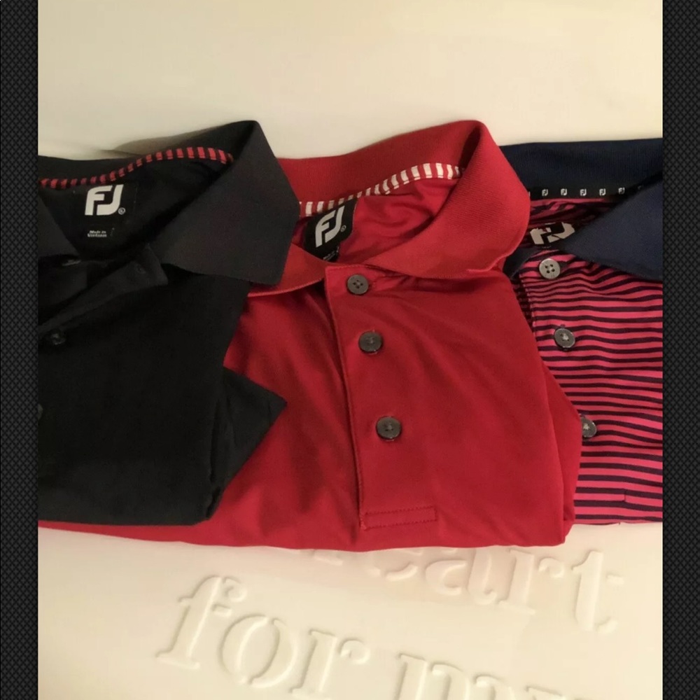 FOOTJOY FJ  LOGO S/S GOLF POLO MENS Shirts XL lot3